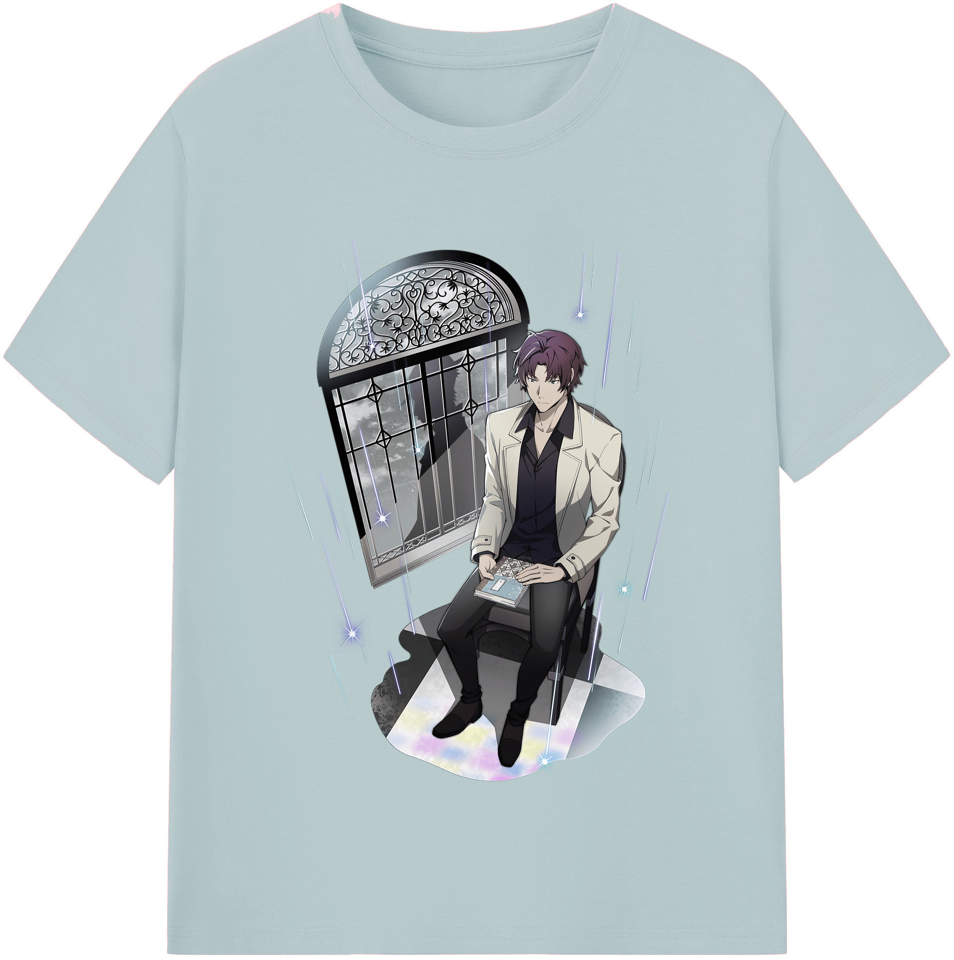 （画像用） 文豪ストレイドッグス Bungo Stray Dogs 綿100％半袖Tシャツ（フロントプリント）